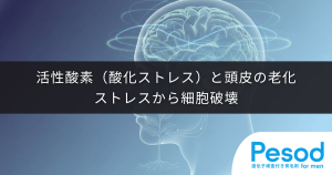 活性酸素（酸化ストレス）と頭皮の老化｜ストレスが生成する細胞破壊因子の脅威